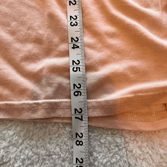 Treasure & Bond Nordstrom Womens Pink Long Sleeve Ringer Tee Top Size XL NWT - Picture 10 of 10